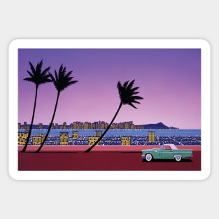 hiroshi nagai - Overview Pavement by Hiroshi Nagai Sticker